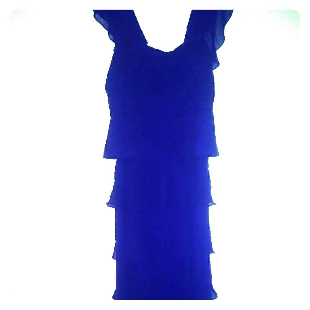 Long gorgeous chiffon dress